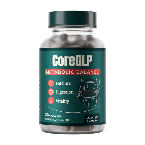CoreGLP product packshot for supplement comparison CoreGLP bottle used in the comparison with MedicGLP